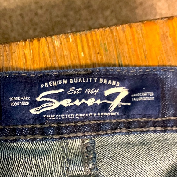 NWOT Seven 7 Straight 30x30 Bold Heavy Stitch Flap Pocket - Picture 8 of 16